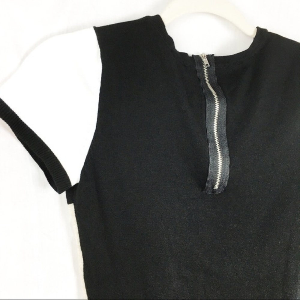 The Limited Color-Blocked Neutral SS Sweater Sz XS - Picture 6 of 7